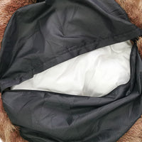 Thumbnail for Pawfriends Dog Cat Pet Calming Bed Washable ZIPPER Cover Warm Soft Plush Round Sleeping 100