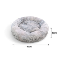 Thumbnail for Pawfriends Pet Bed Dog Cat Large Beds Calming Warm Soft Cushion Mattress Plush Comfy 90cm