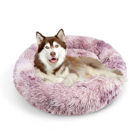 Thumbnail for Pawfriends Dog Pet Cat Calming Bed Beds Large Mat Comfy Puppy Fluffy Donut Cushion Plush 70