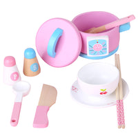 Thumbnail for Kids Wooden Kitchen Tea Set Pretend Play