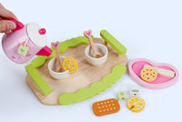 Thumbnail for Kids Wooden Kitchen Tea Set Pretend Play