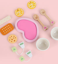Thumbnail for Kids Wooden Kitchen Tea Set Pretend Play