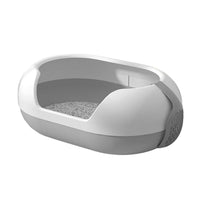 Thumbnail for Large Semi Closed Cat Litter Box Covered Litter Pan for Cats Easy Clean Design - Green