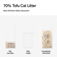 Thumbnail for 2.4kg Mixed Crushed Bentonite Tofu Cat Litter Cat Litter Deodorant Cat Supplies - 2.4kg*4
