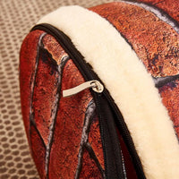 Thumbnail for L Size Pet House Kennel Soft Igloo Beds Cave Cat Puppy Bed Warm Cushion Fold - Brick