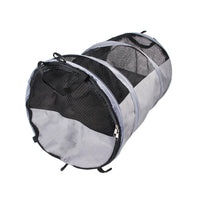 Thumbnail for Foldable Pet Car Carrier Bag Breathable Travel Tent Portable Kennel for Transport - Grey