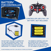 Thumbnail for Remote Control Police Car - 4 Channels Deformable Toy