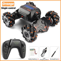 Thumbnail for Twist Stunt Car with 2.4g Remote Control - Orange / Green
