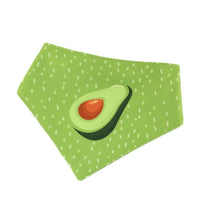 Thumbnail for Refreshing Avocado Pet Scarf Three-Layer Thickened Waterproof Saliva Towel - Size Xl