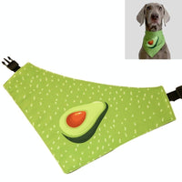 Thumbnail for Refreshing Avocado Pet Scarf Three-Layer Thickened Waterproof Saliva Towel - Size Xl