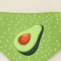 Thumbnail for Refreshing Avocado Pet Scarf Three-Layer Thickened Waterproof Saliva Towel - Size Xl