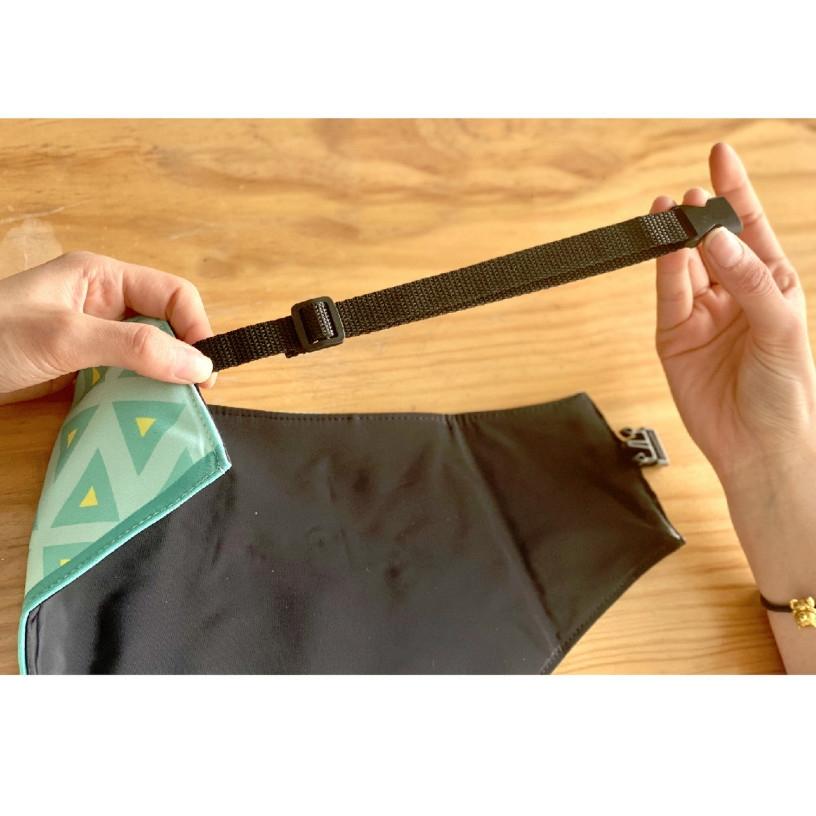 Refreshing Avocado Pet Scarf Three-Layer Thickened Waterproof Saliva Towel - Size Xxl