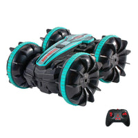 Thumbnail for Amphibious Stunt Rc Car - Double-sided Rolling - 2.4g - Electric - Kids' Toy - Red