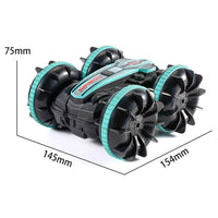 Thumbnail for Amphibious Stunt Rc Car - Double-sided Rolling - 2.4g - Electric - Kids' Toy - Red