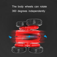 Thumbnail for High-speed Double-sided Rc Car for Stunts and Off-road Tumbling - Red