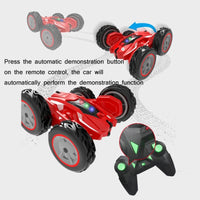 Thumbnail for High-speed Double-sided Rc Car for Stunts and Off-road Tumbling - Red