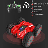 Thumbnail for High-speed Double-sided Rc Car for Stunts and Off-road Tumbling - Red