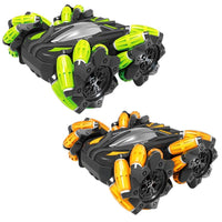 Thumbnail for Double-sided Flip Drift Remote Control Toy Stunt Car for Children - Black Green