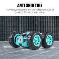 Thumbnail for Double Sided 2.4g Mini Rc Car - High Speed Remote Control Toy - English Box 08 Blue