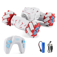 Thumbnail for Stunt Car with 2.4g Remote Control - Single Rc Torsion Design - Red