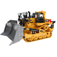 Thumbnail for 9-channel Remote Control Bulldozer Toy with Alloy Excavator