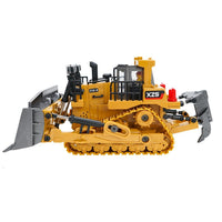 Thumbnail for 9-channel Remote Control Bulldozer Toy with Alloy Excavator