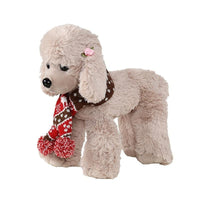 Thumbnail for Christmas Pet Scarf Autumn And Winter Warm Elk Christmas Dog Scarf - Size M Brown