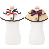 Thumbnail for Dog Shawl Saliva Towel Scarf Pet Bow Tie Jewelry Accessories - Size L - Khaki