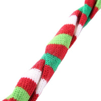 Thumbnail for Dog Scarf Christmas Pet Accessories Winter Warmth Pet Scarf - Size Xl Red And Green Stripes