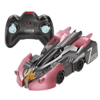 Thumbnail for Electric Remote Control Wall Climbing Car for Kids - Mini Toy - Red Flame Handle Rc Edition