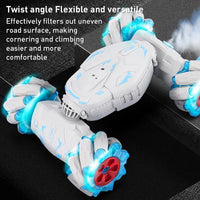 Thumbnail for Stunt Car with 2.4g Remote Control - Single Rc Torsion Design - Blue