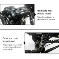 Thumbnail for 1:8 Alloy Remote Control Climbing Car Off-road Vehicle Toy - Black