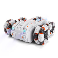 Thumbnail for 360-degree Swing Arm Rc Car - Double Control 2.4g Multifunctional Five-wheeled - Grey