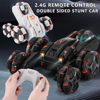 Thumbnail for 360-degree Swing Arm Rc Car - Double Control 2.4g Multifunctional Five-wheeled - Grey