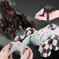 Thumbnail for 360-degree Swing Arm Rc Car - Double Control 2.4g Multifunctional Five-wheeled - Grey