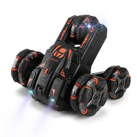 Thumbnail for 360-degree Swing Arm Rc Car - Double Control 2.4g Multifunctional Five-wheeled - Grey