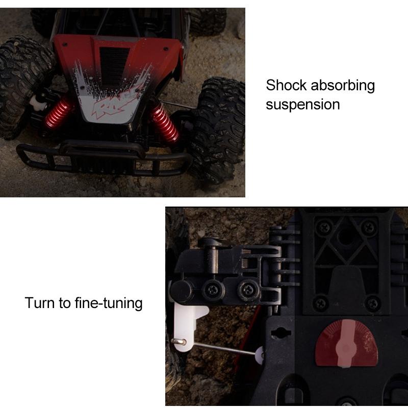 Four-way Remote Control Toy Car - 2.4ghz - Black