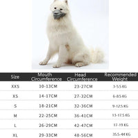 Thumbnail for Dog Mouth Cover Anti-Bite Mesh Dog Mouth Cover Medium And Large Dogs Anti-Drop Mask M Orange