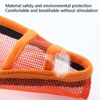 Thumbnail for Dog Mouth Cover Anti-Bite Mesh Dog Mouth Cover Medium And Large Dogs Anti-Drop Mask Xl - Orange
