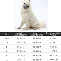 Thumbnail for Dog Mouth Cover Anti-Bite Mesh Dog Mouth Cover Medium And Large Dogs Anti-Drop Mask Xl - Orange