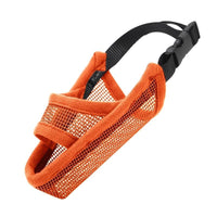 Thumbnail for Dog Mouth Cover Anti-Bite Mesh Dog Mouth Cover Medium And Large Dogs Anti-Drop Mask Xl - Orange