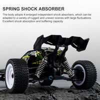 Thumbnail for Green 1 16 2.4g Rc Off-road Racing Car Toy - Electric 4wd