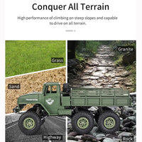 Thumbnail for 2.4ghz 4ch Rc Dongfeng 8 Six-wheeled Armor Truck Toy - Green