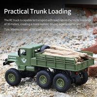 Thumbnail for 2.4ghz 4ch Rc Dongfeng 8 Six-wheeled Armor Truck Toy - Green