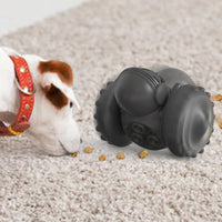 Thumbnail for Vibe Geeks Pet Food Dispenser Tumbler Dog Treat Toy - White