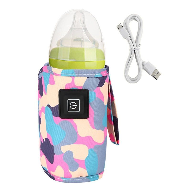 Vibe Geeks 3 Temperature Insulated Milk Baby Bottle Warmer- Usb Plugged-in - Black