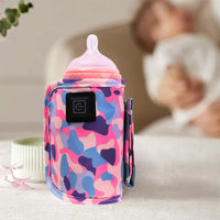 Thumbnail for Vibe Geeks 3 Temperature Insulated Milk Baby Bottle Warmer- Usb Plugged-in - White