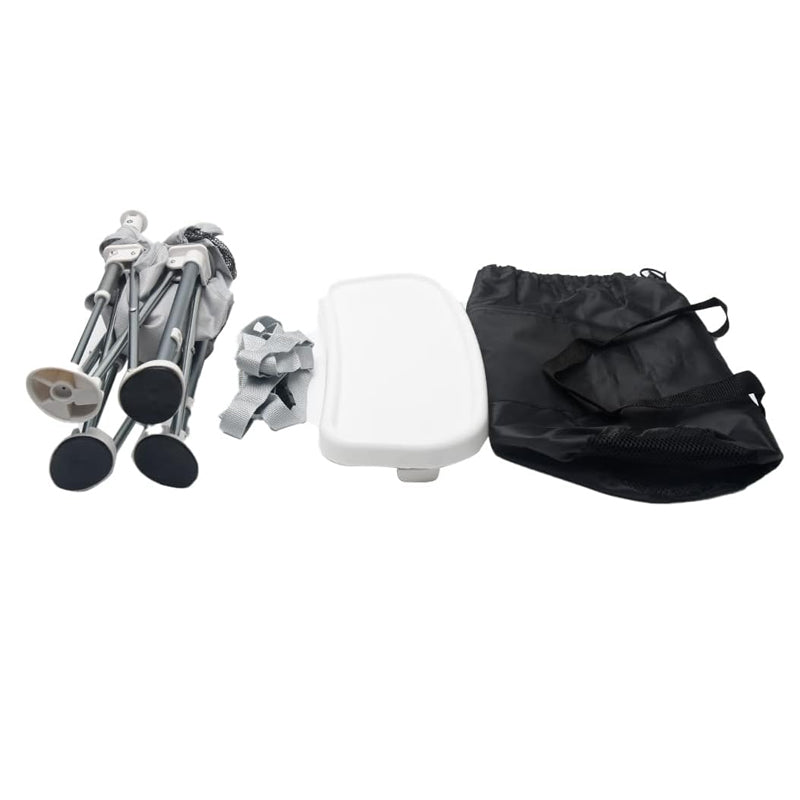 Vibe Geeks Foldable Camping and Dining Chair Outdoor Booster Seat for Toddlers - Green