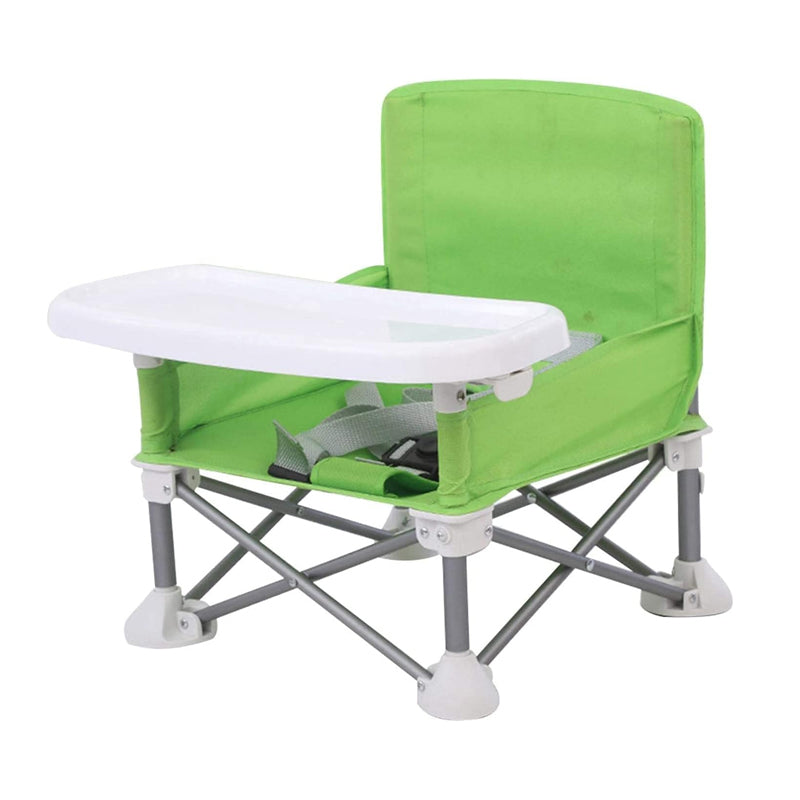 Vibe Geeks Foldable Camping and Dining Chair Outdoor Booster Seat for Toddlers - Grey
