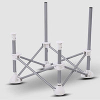 Thumbnail for Vibe Geeks Foldable Camping and Dining Chair Outdoor Booster Seat for Toddlers - Grey